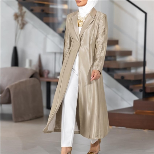 Gold Long Blazer