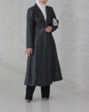 Dark Gray Long Blazer