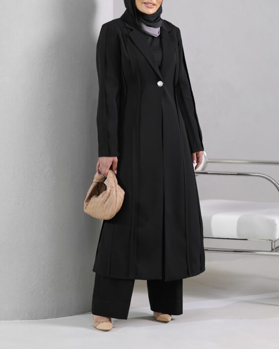 Black long blazer