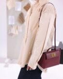 Beige Stripped Blouse