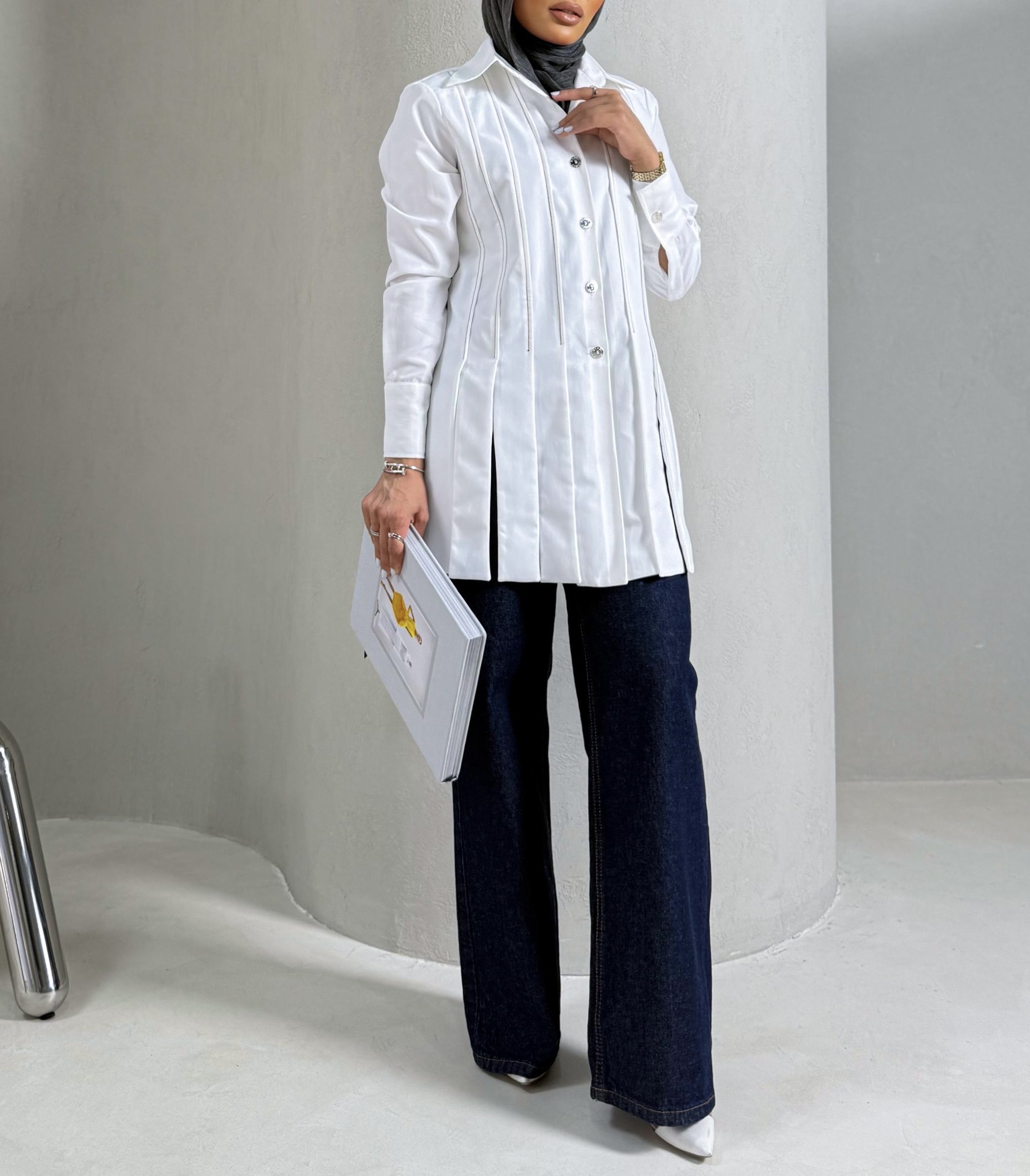 Modern Pleats Blouse 1