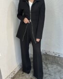 Double Zipper Black Set