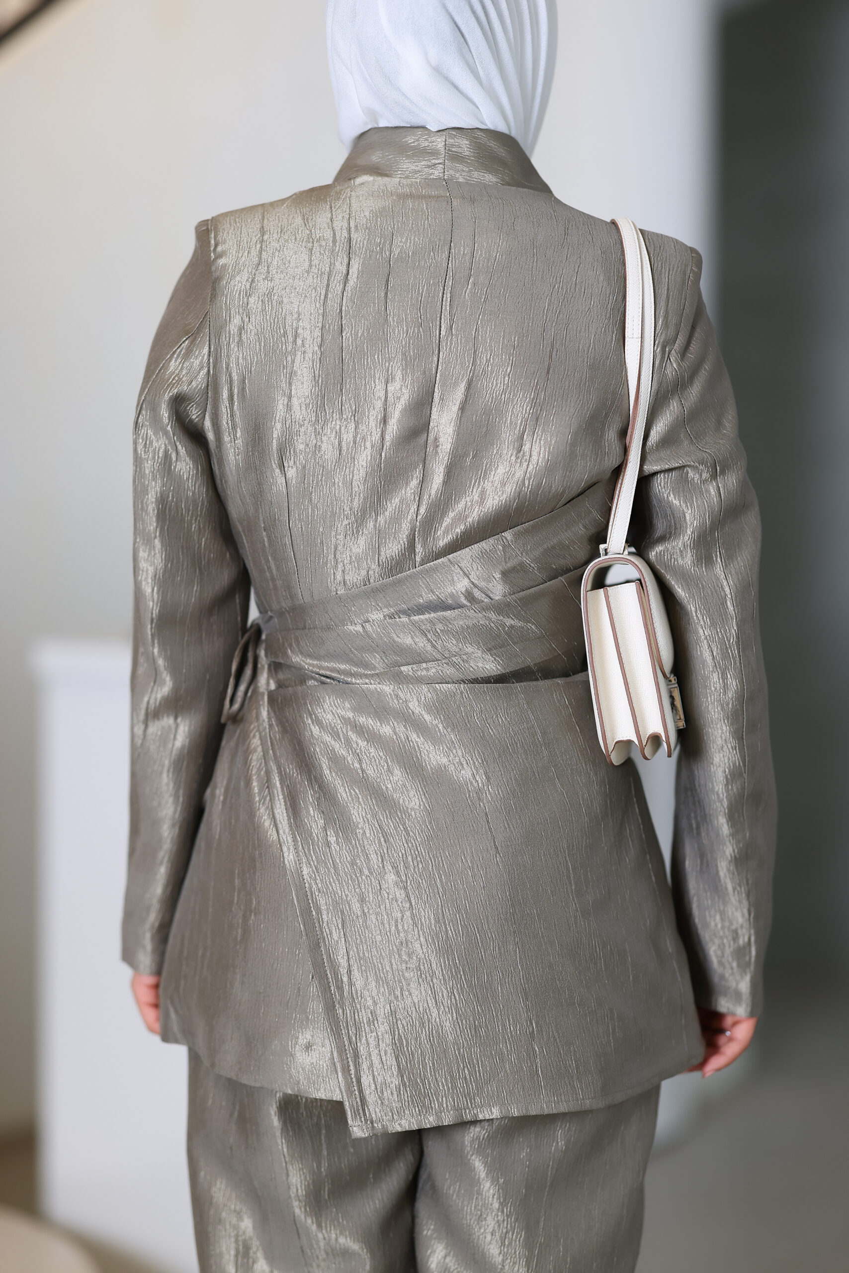 Metallic Wrap Belt Set