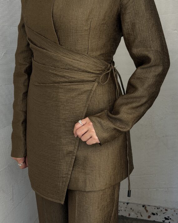 Dusk Olive Wrap Belt Set