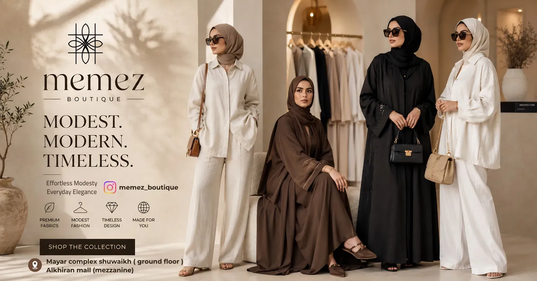 Memez Boutique | Elegant Modest Fashion Boutique
