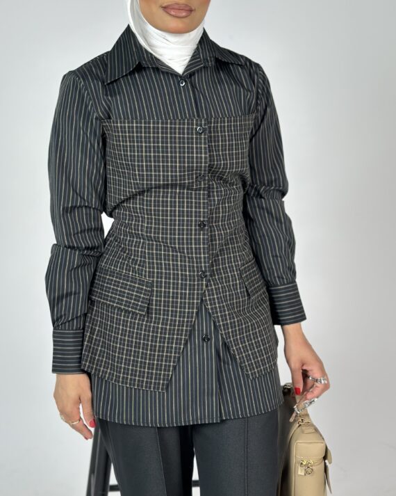 Bliss Blue Stripped Shirt