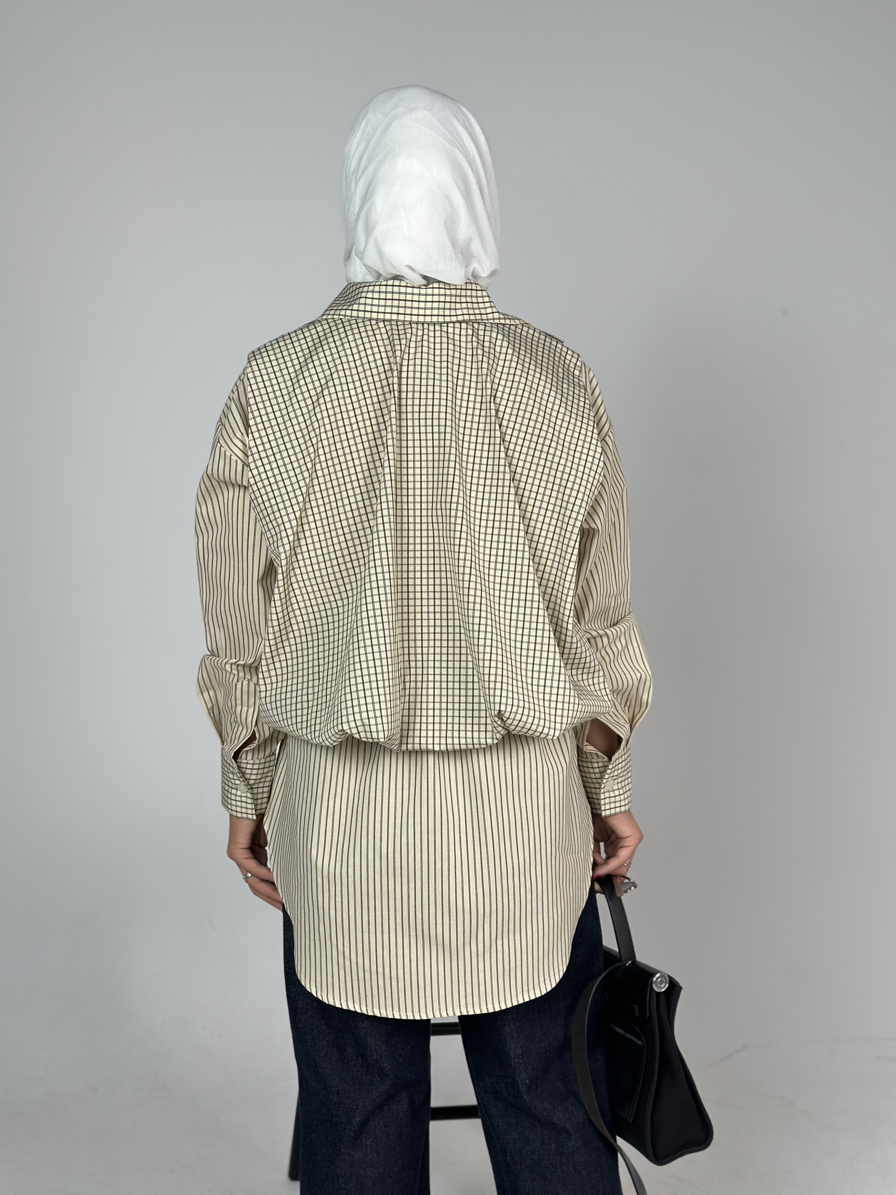 Mocha Stripped Shirt